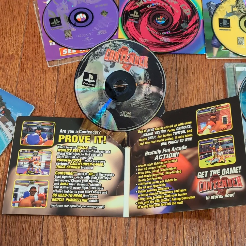 Sony PlayStation 1 Demo Discs Spyro Legend Of Legaia Grind Session Contender +